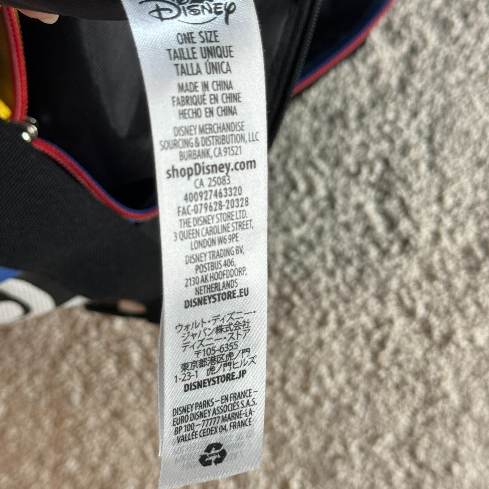 Disney Parks 2021 Mickey Mouse Tote Bag Multicolor Walt Disney World Color Block