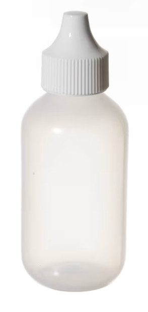 125 mL Clear, Plastic, Dropper Bottles - Box of 12