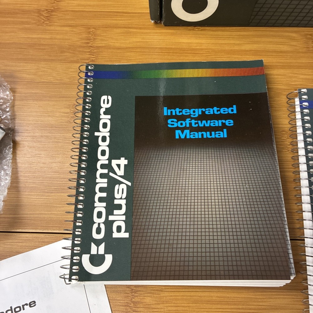 Commodore Plus/4 Vintage Home Computer with Box, Accessories, Manuals Untested