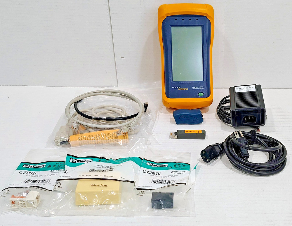 Fluke OneTouch Series II Portable Handheld Network Assistant Power Tested
