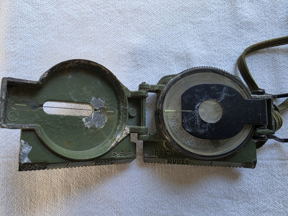 ​Authentic USGI Stocker & Yale (SandY) 183 Lensatic Compass – Confirmed Tritium