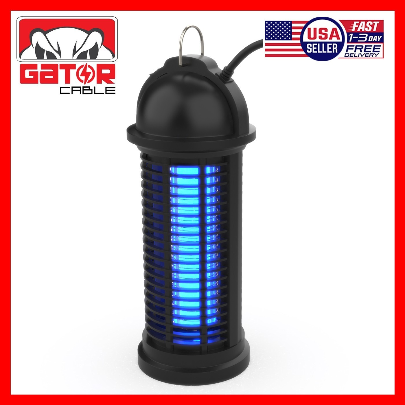 Electric Mosquito Insect Fly Bug Zapper Killer LED Light Trap Pest Control Lamp