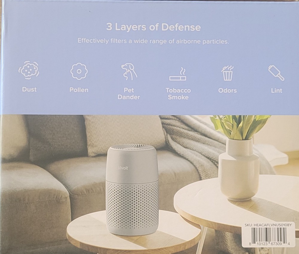 Levoit Core Mini & Core Mini-P Replacement Filter 3 Layers Of Defense