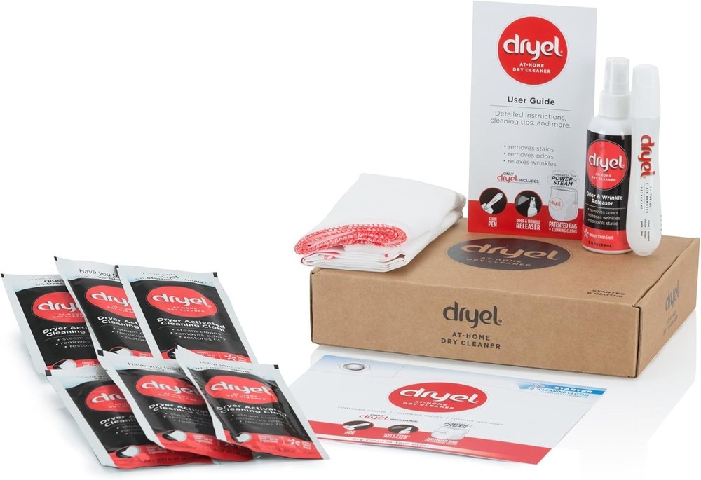 Convenient 6-Load At-Home Dry Cleaning System - Effortless Fabric Care Solution