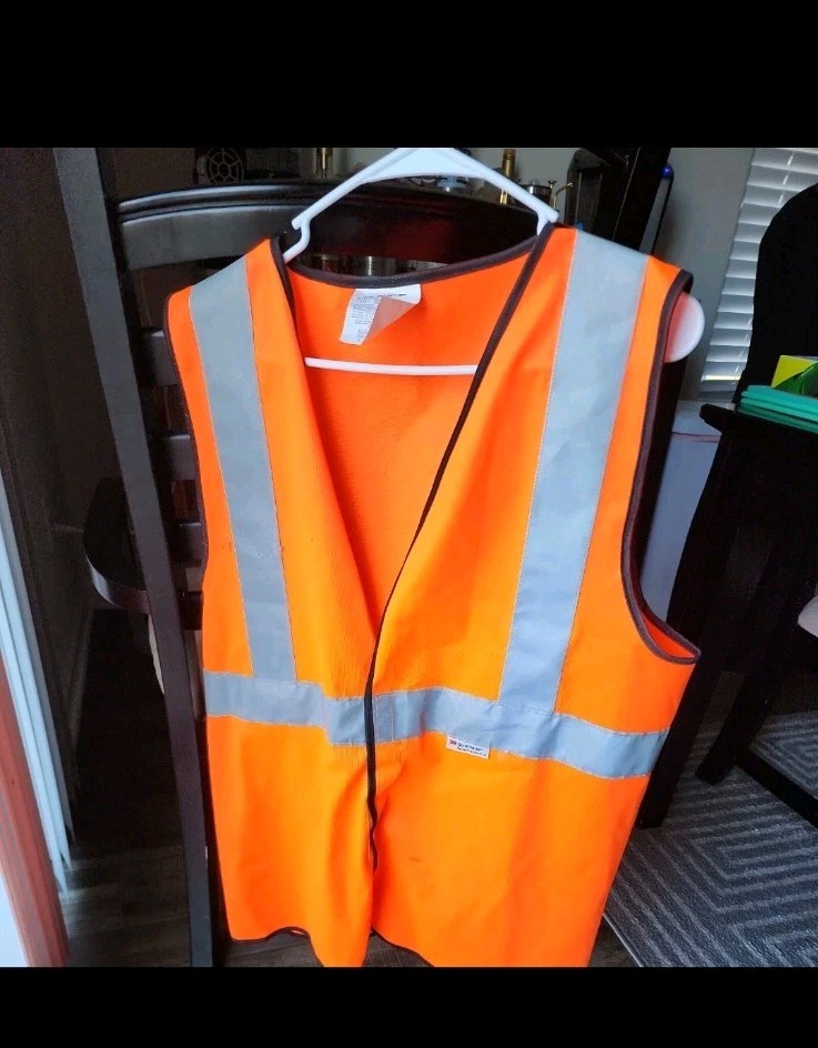 Northern Safety Orange Vest Size Large