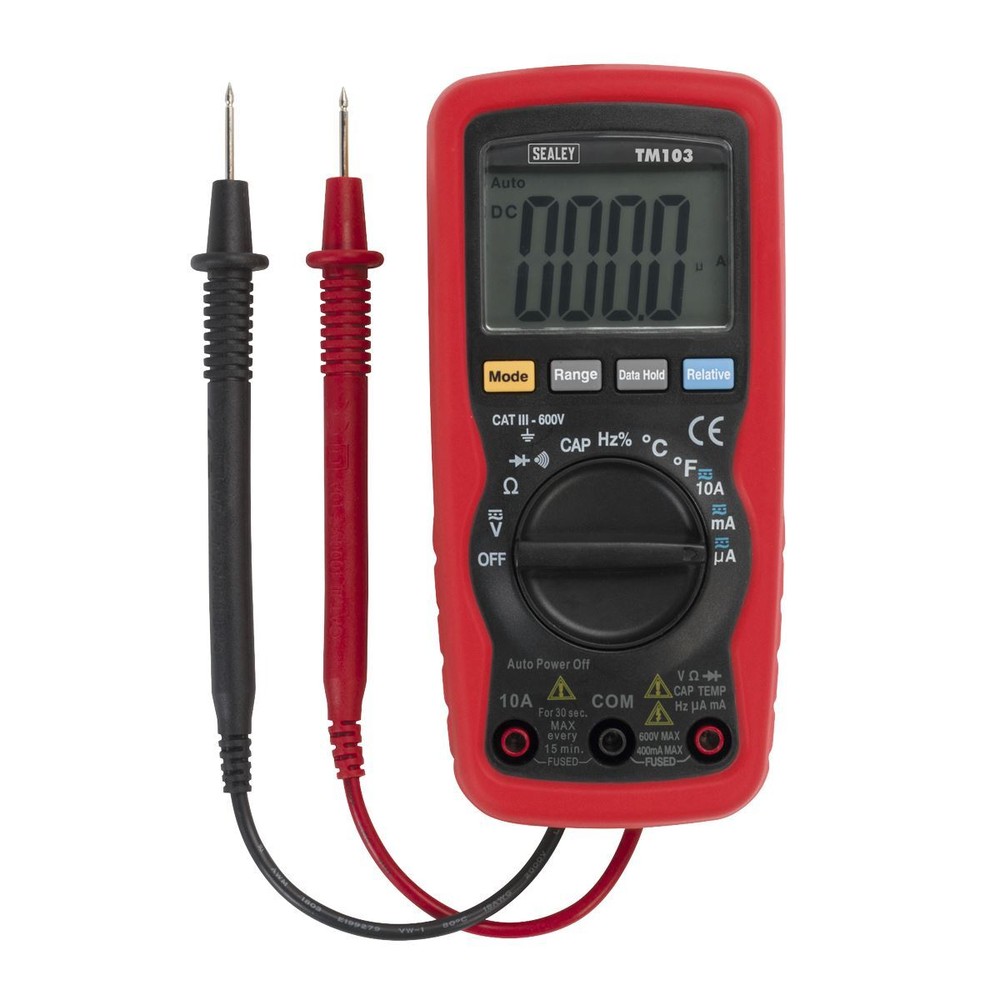 Sealey TM103 Professional Auto-Ranging Digital Multimeter - 11 Function