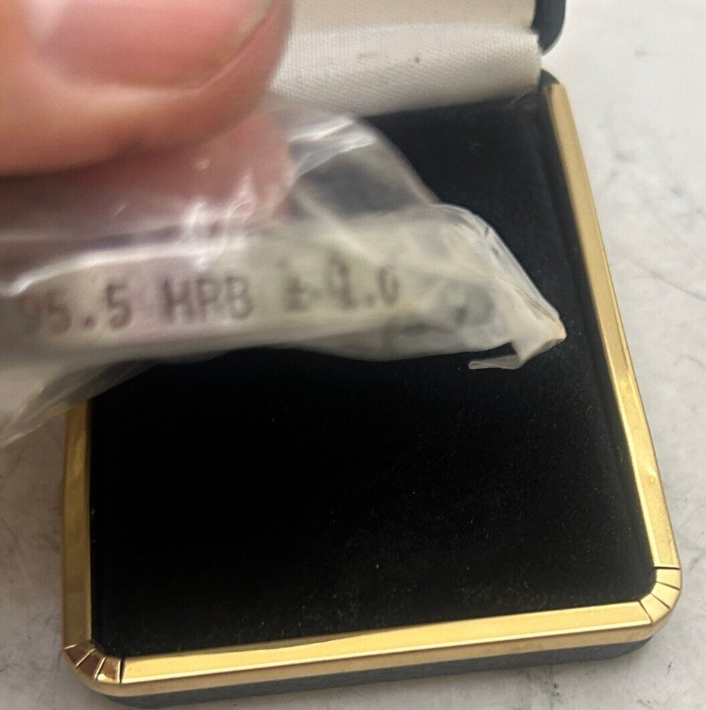 ATS Hardness Test Block Value В-95•5 New/Nos