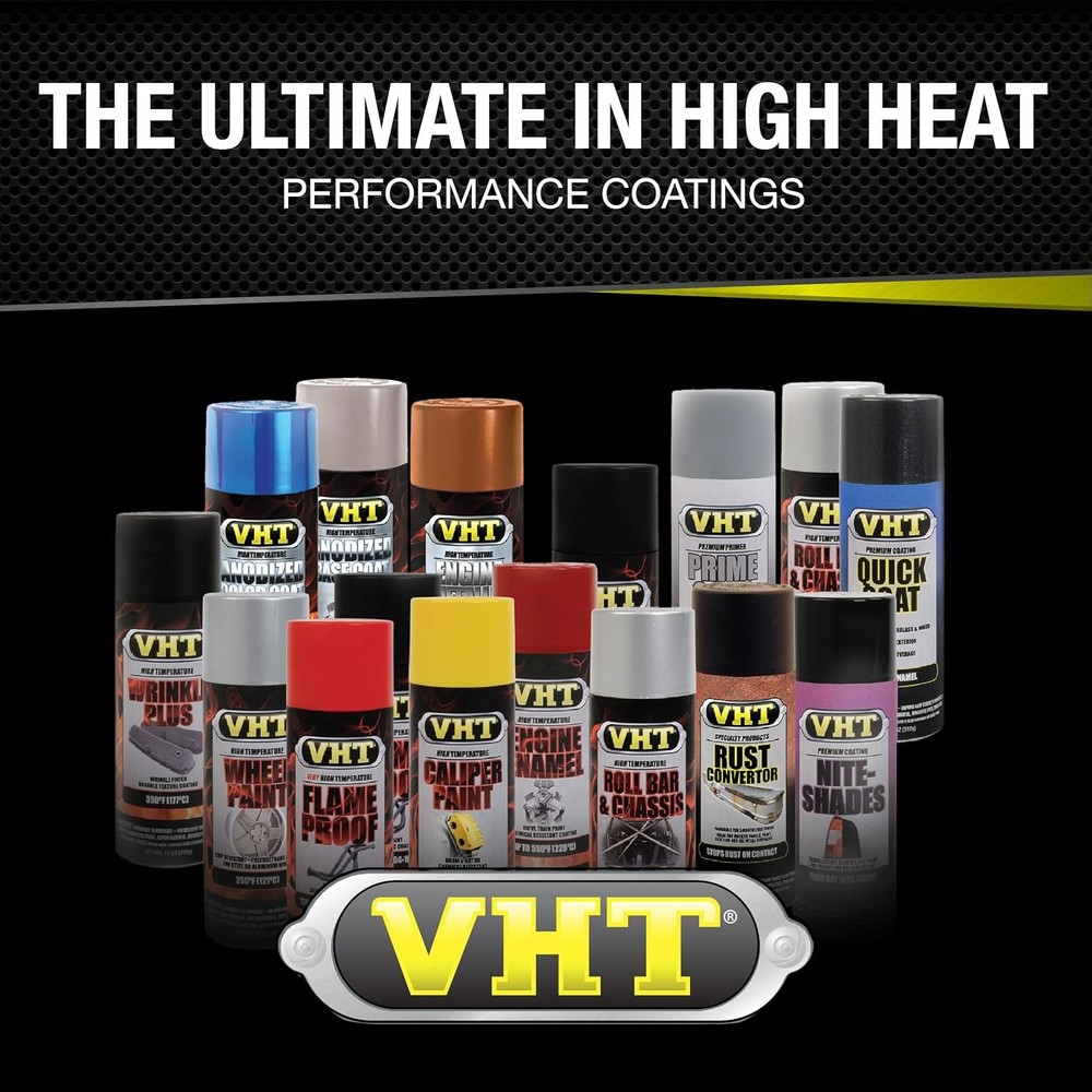 VHT SP139 Engine Enamel GM Satin Black 11oz