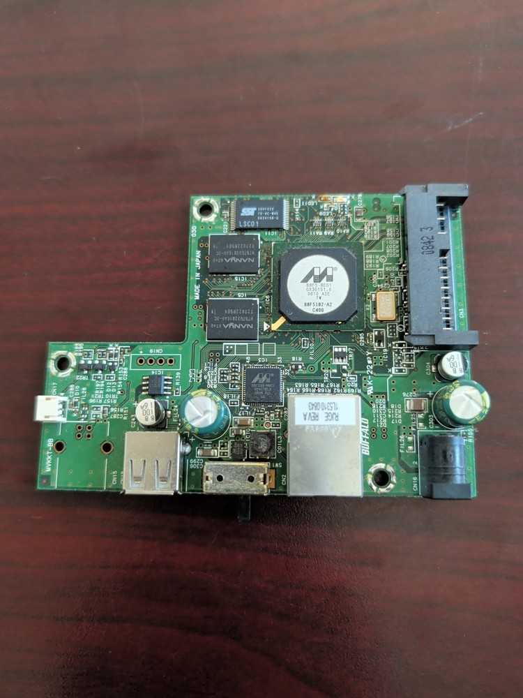 Buffalo 88F5182-A2-C400 SATA/USB/Ethernet Motherboard UNTESTED