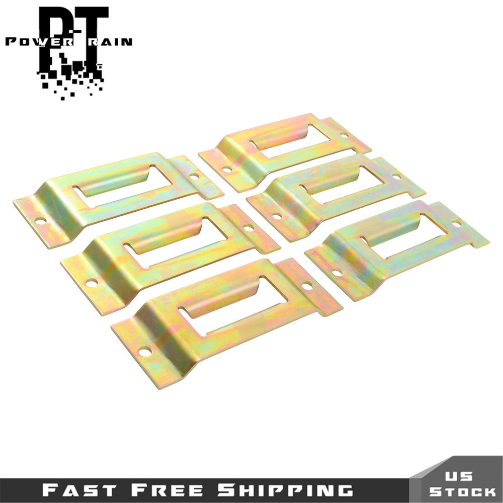 20 Pack E-Track Tie Down Slots For Cargo Loads in Flatbeds Trailers Vans Trucks