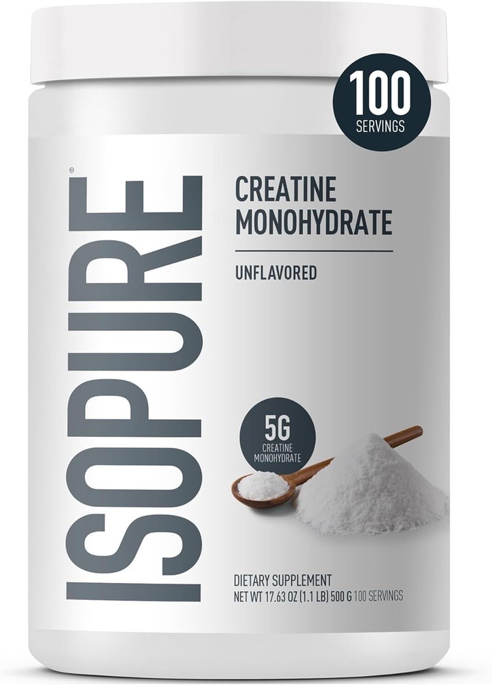 Isoe  e Creatine Monohydrate Powder, Sr Free, Uavored,