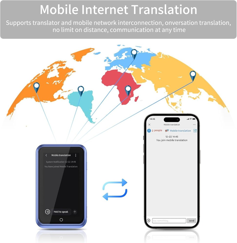Boeleo Language Translator, 138 Languages Instant Translation Device