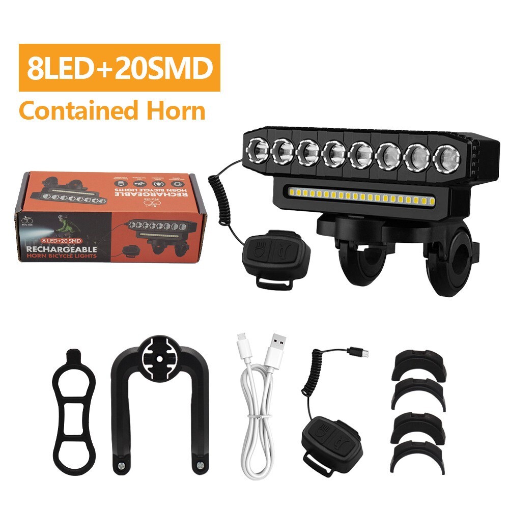 Powerful USB Rechargeable LED Bike Light MTB Waterproof Cycle Front Headlight