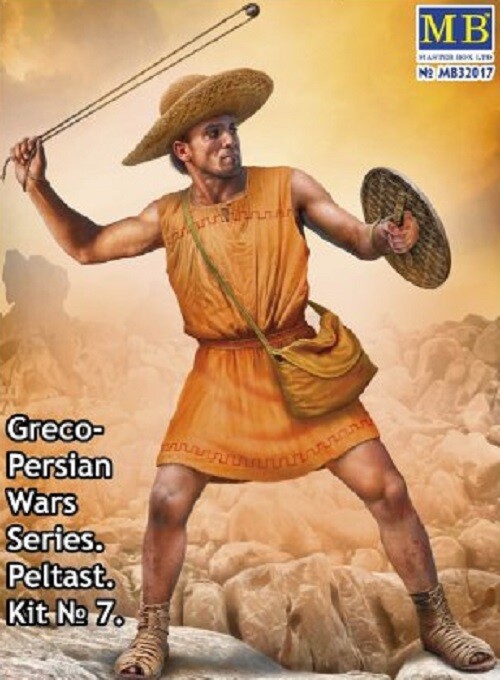 Master Box 32017 - 1/32 Greco-Persian Wars Series. Peltast scale model kit (№ 7)