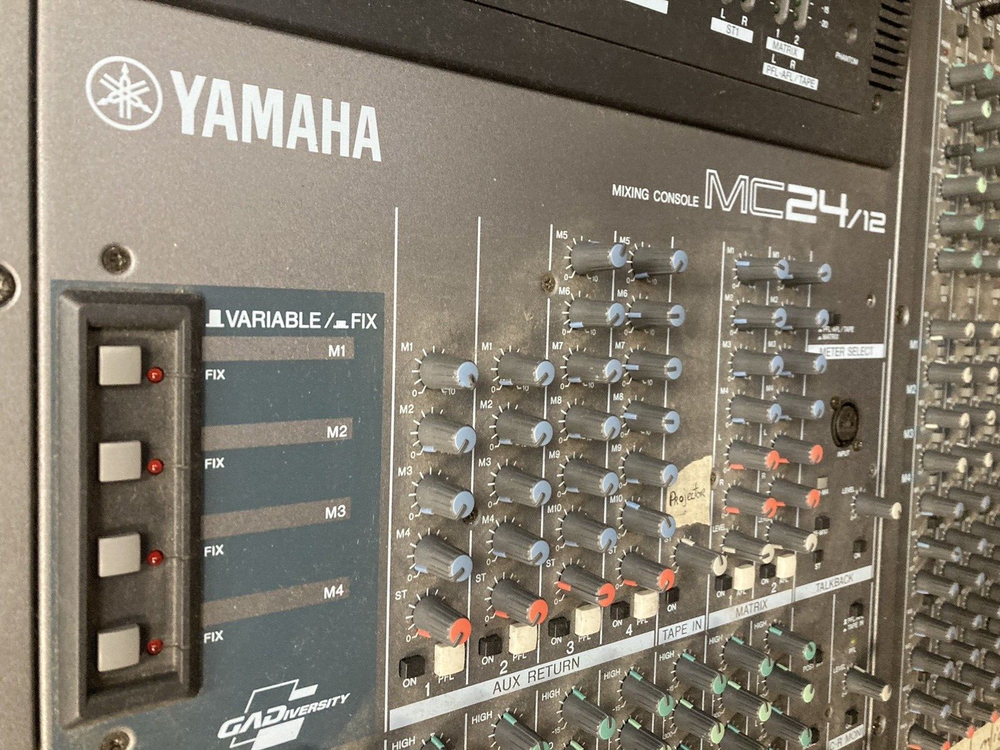 HUGE YAMAHA MIXING CONSOLE - MC24/12 - UNTESTED - PITTSBURGH PA.