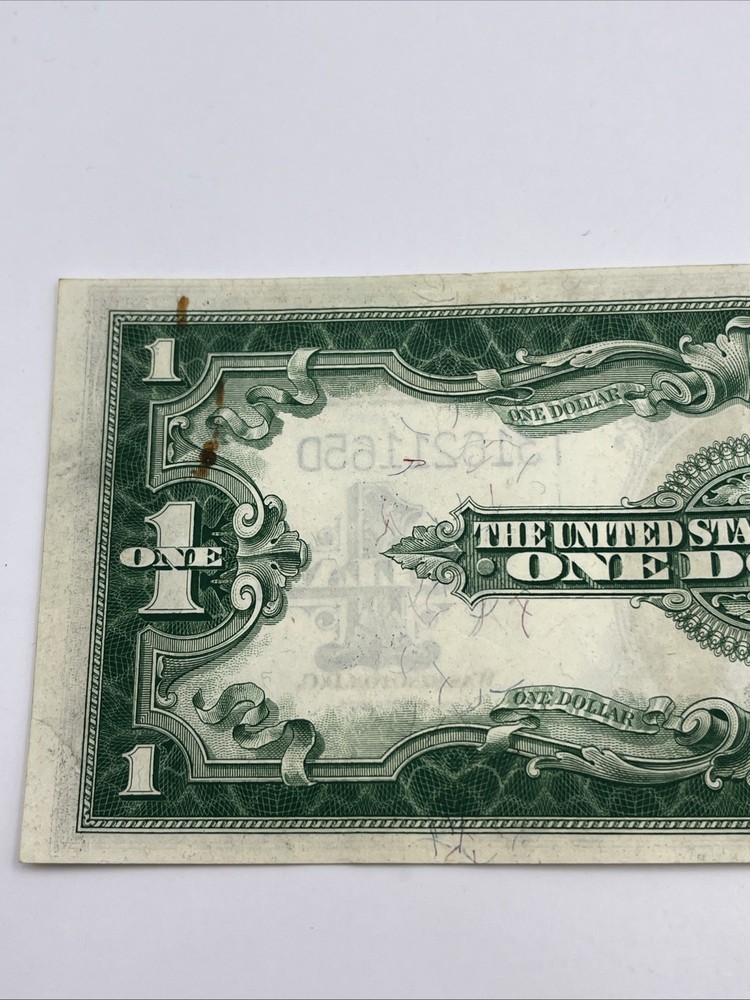 1923 $1 Silver Certificate Banknote Horse Blanket