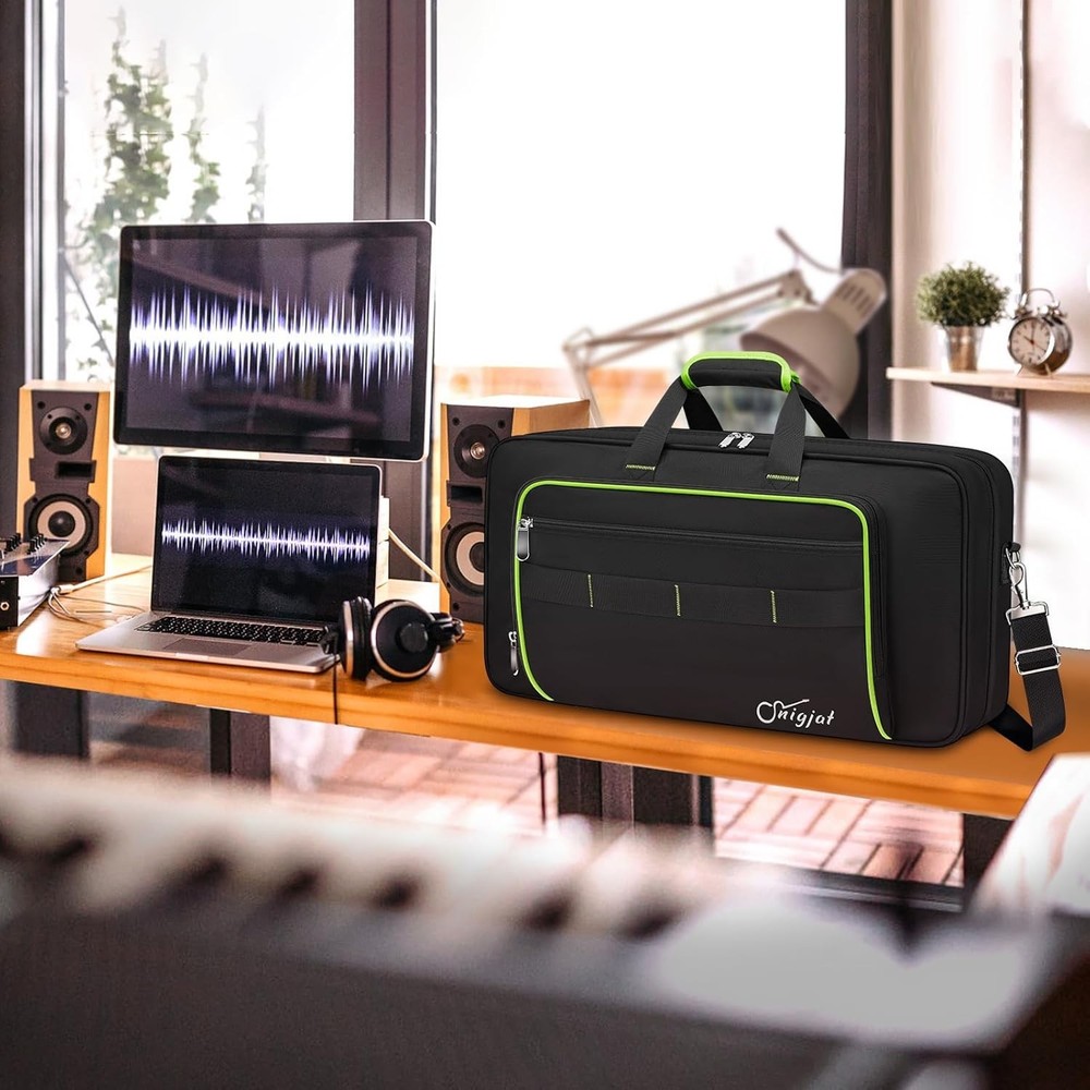 DJ Controller Case for DDJ / DJ 400/ DDJ , Padded DJ Controller Bag with 5 Po...