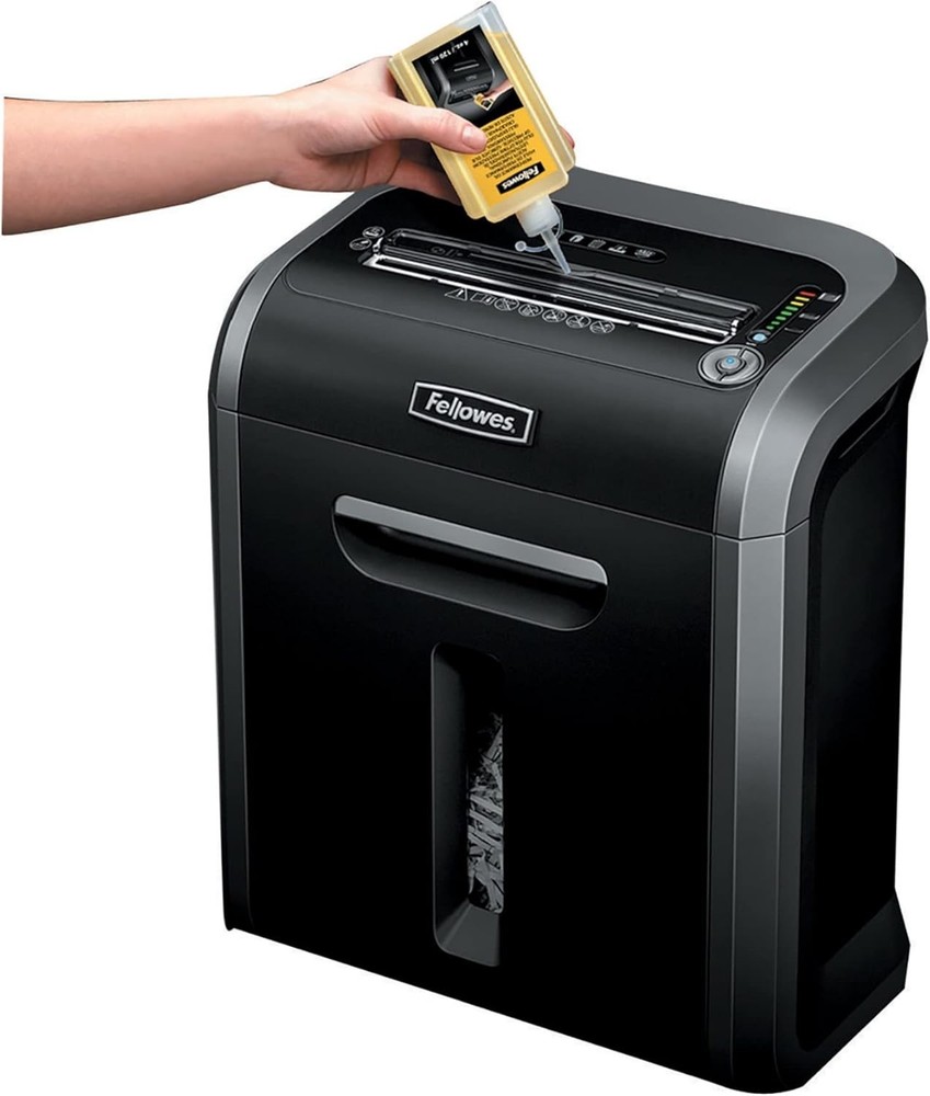 Powershred Performance Shredder Oil 12 oz with Extended Nozzle for Efficiency