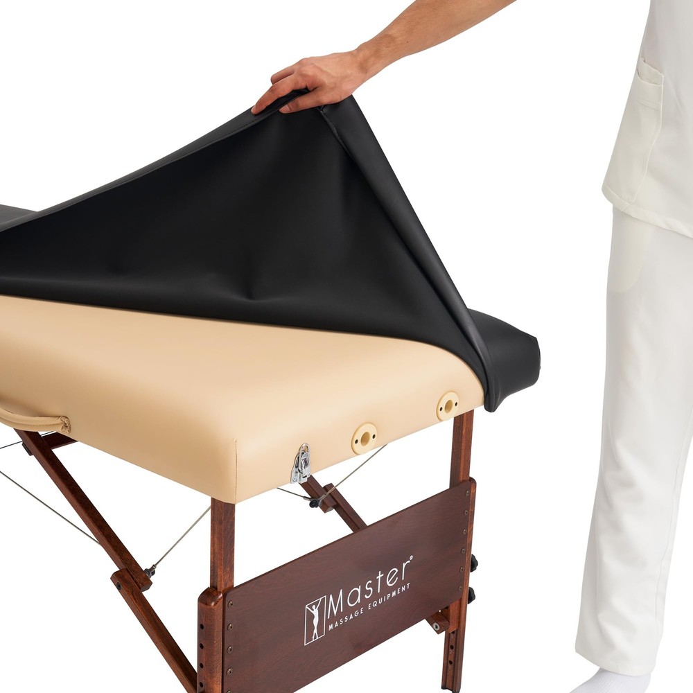 Master Massage Rectangular Universal Fabric Fitted PU Vinyl Leather Ultra-Dur...