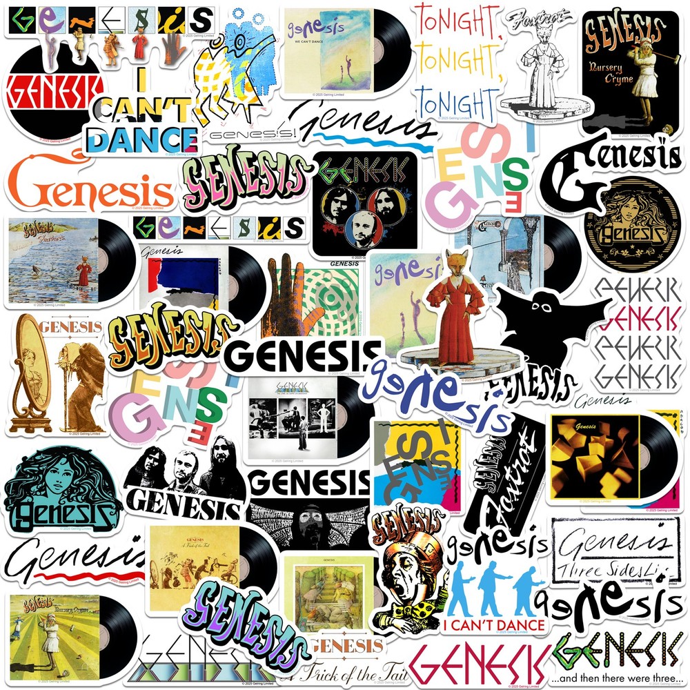 GENESIS VARIETY DIE CUT VINYL 50 CT STICKER PACK