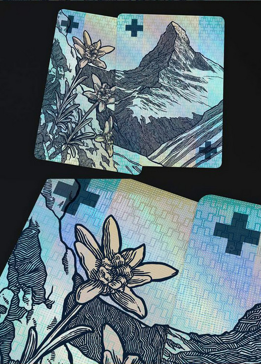 Legal Tender Playing Cards-Swiss Franc Legacy Ed.- Jackson Robinson/KWP #XXX/200