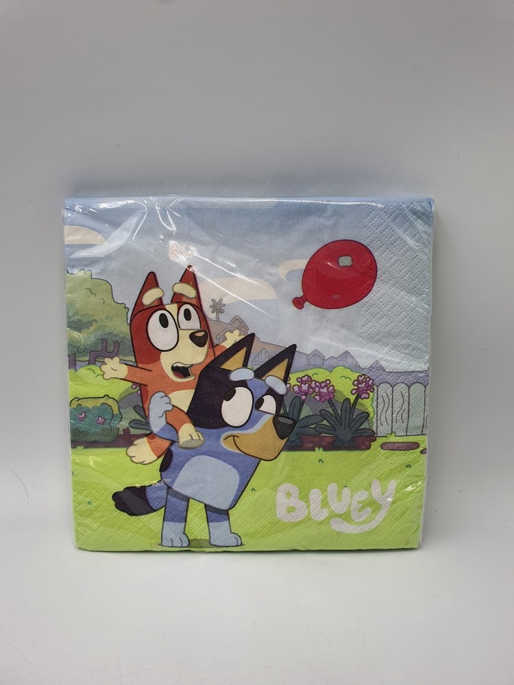 Bluey 16 Pieces Party Napkins