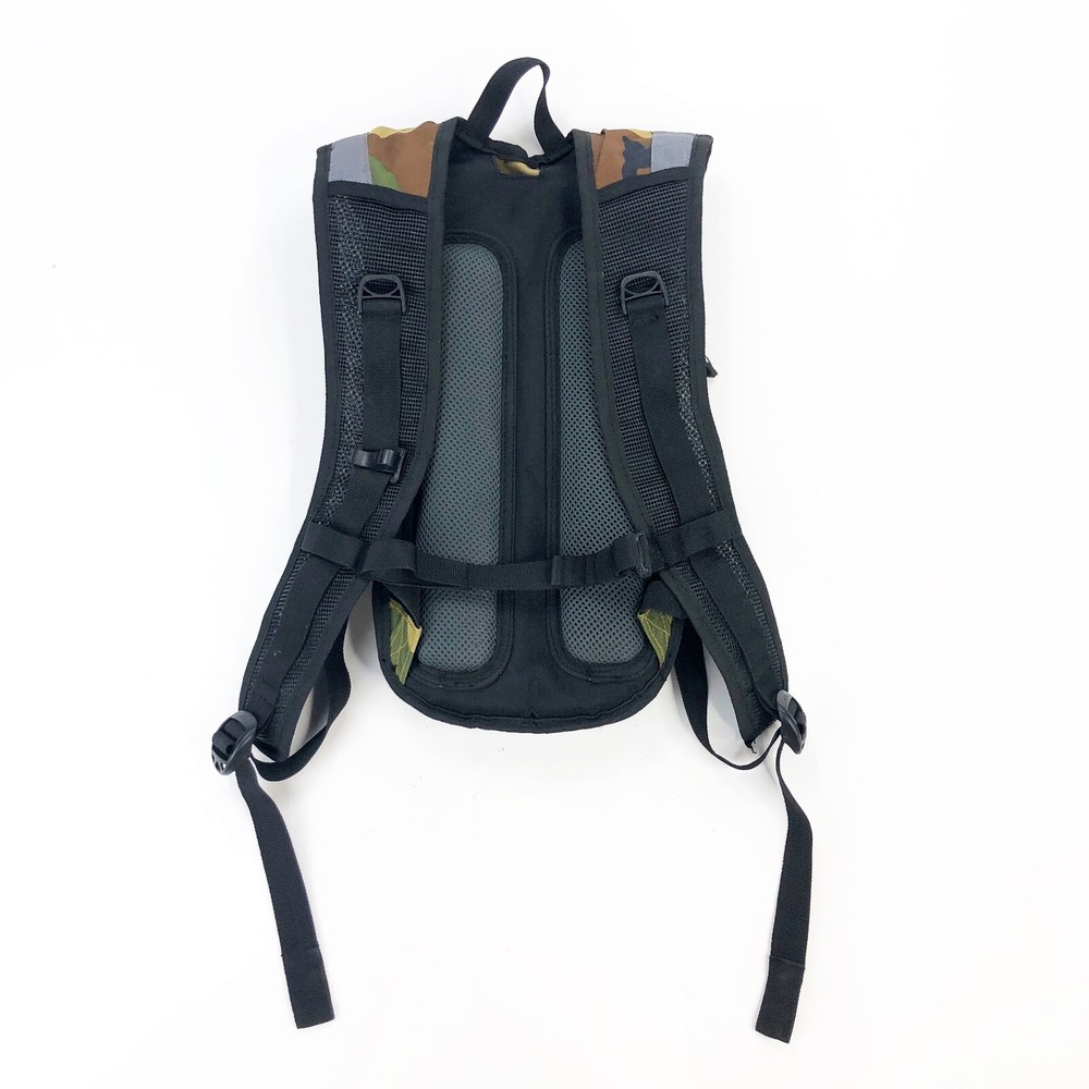 Cabelas Hydration Pack Hiking Water Backpack 2 Liter No Bladder Camo Gray