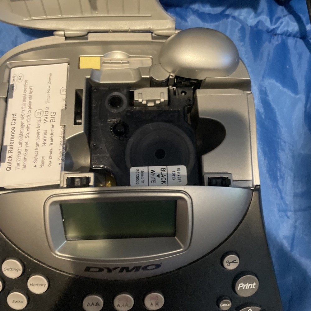 DYMO ExecuLabel LM350 Label Maker Portable Tag Printer Home/ AC Adapter