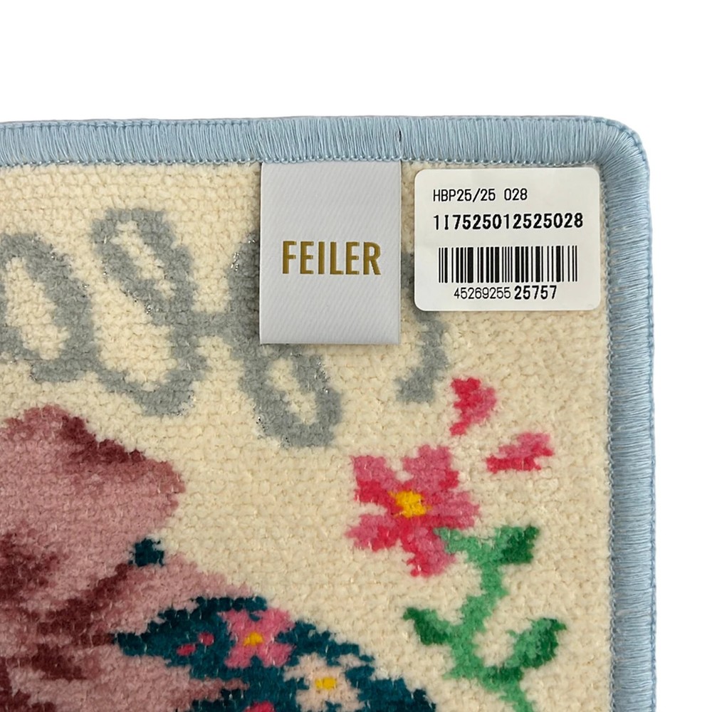 FEILER - Cream Pink Multi Cotton Accessory