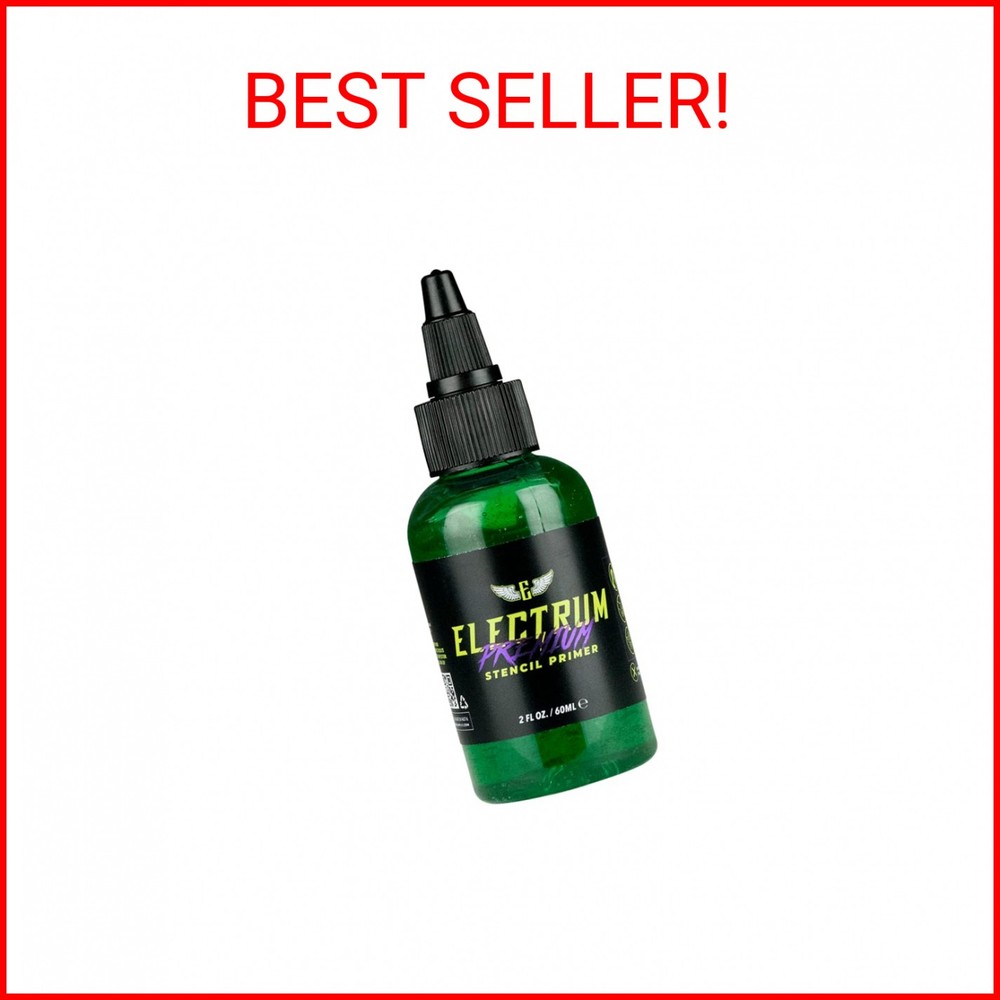 Electrum Tattoo Transfer Gel Solution, Stencil Application Gel Works Great for C
