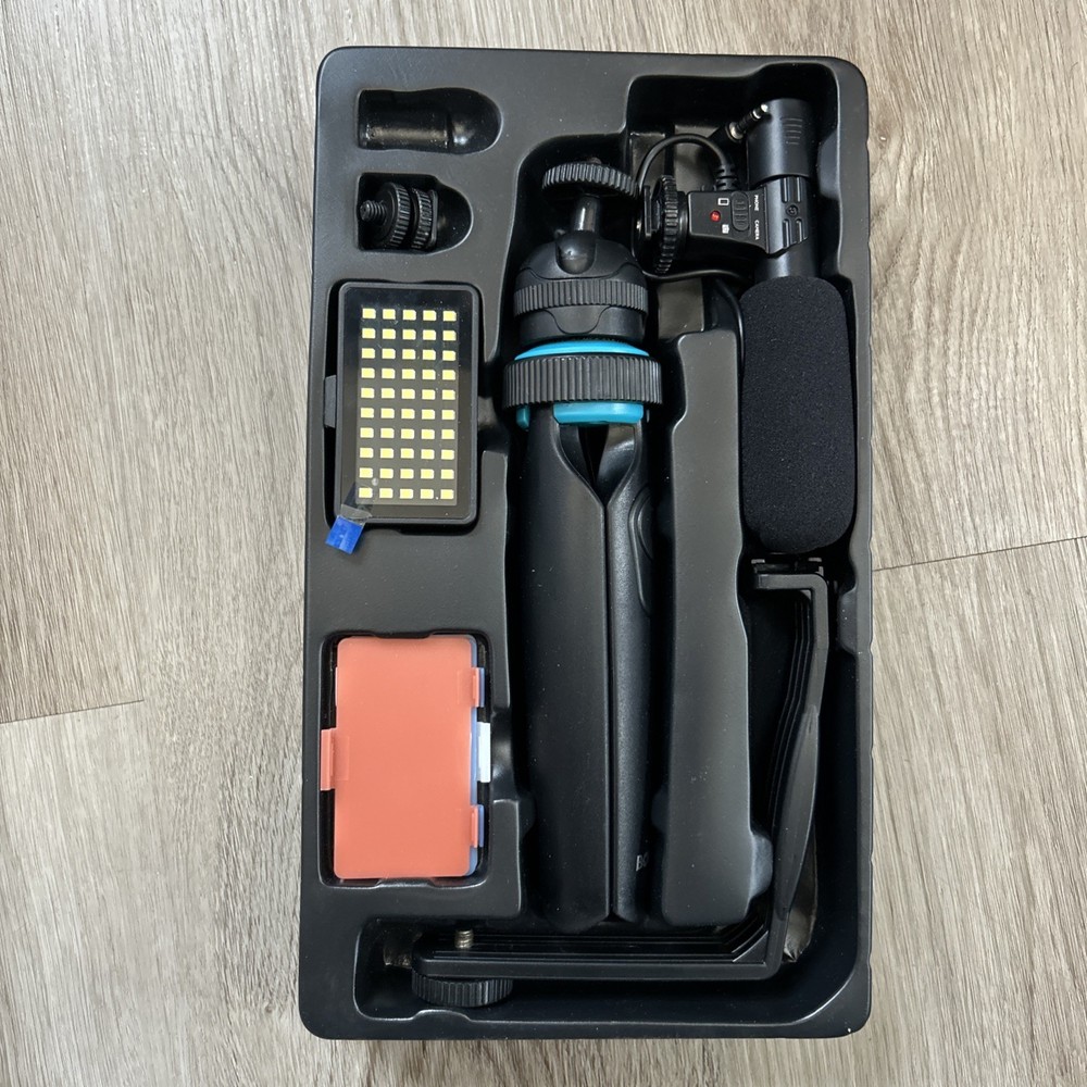 Bower Ultimate Vlogger Kit Smartphone Self Record Tripod Vlogging Setup New