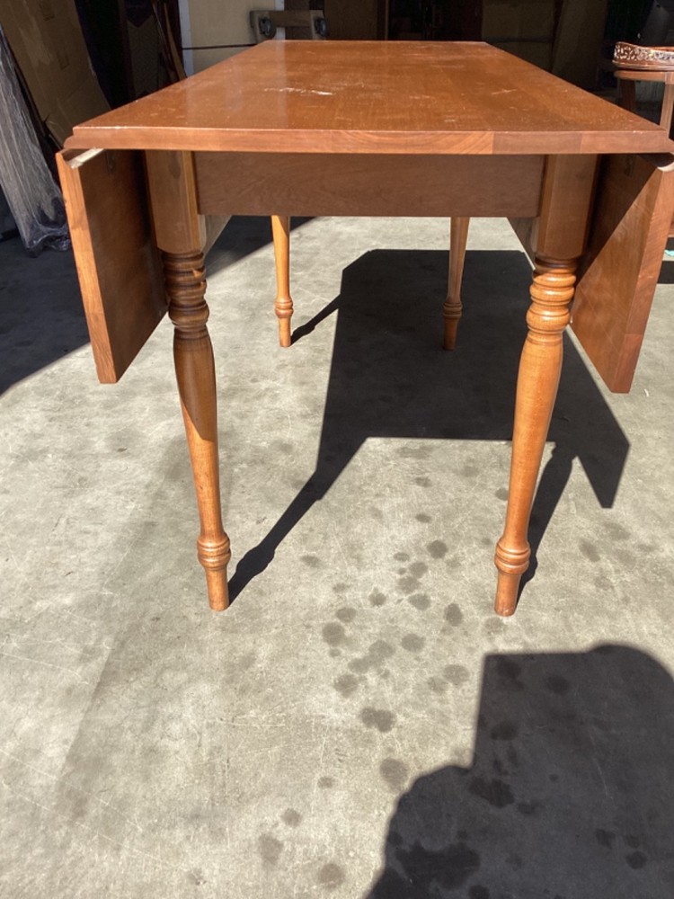 Large Hitchcock Drop Leaf Table Beautiful Some Flaws
