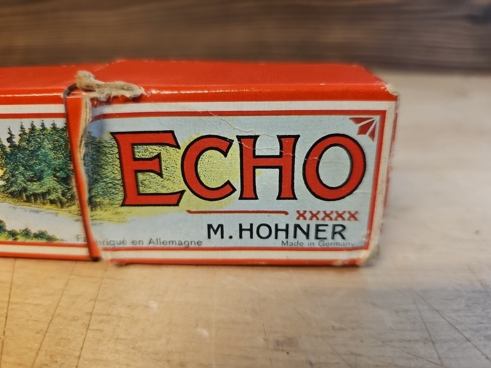 Vintage Hohner Echo Harmonica in Original Box Key C Made in Germany