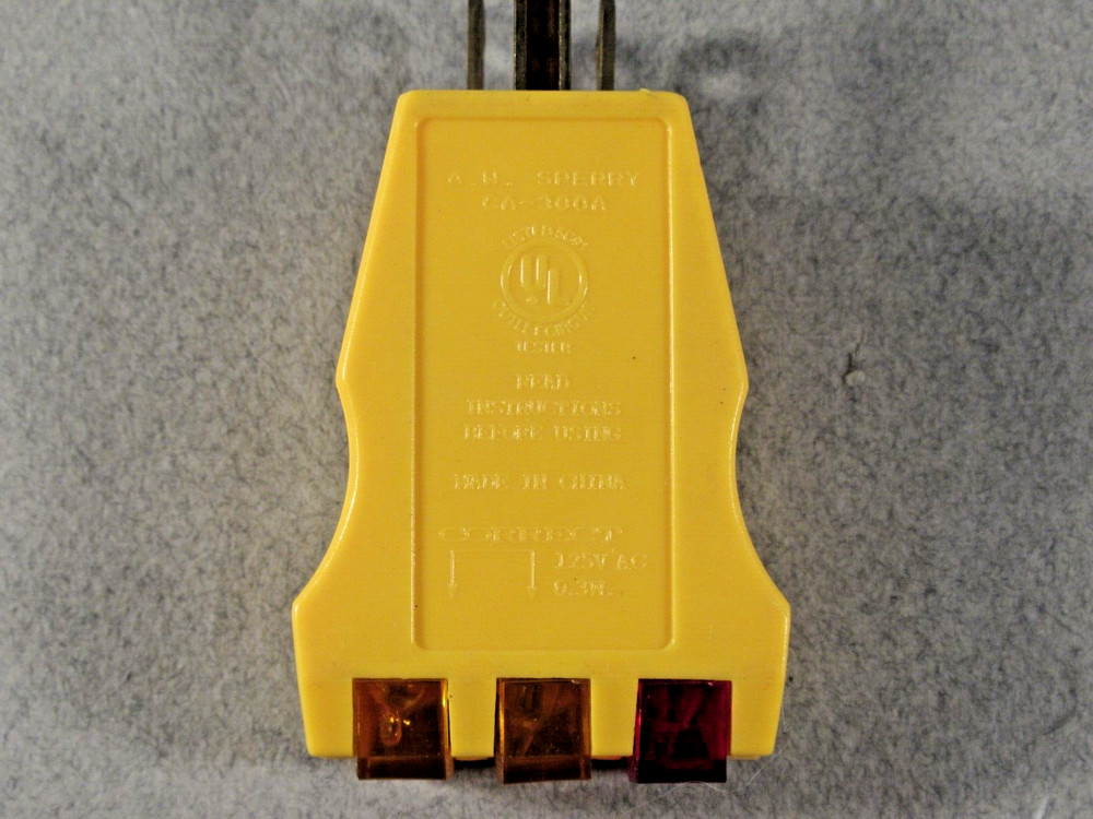 3 Wire Circuit Analyzer A W Sperry CA300A