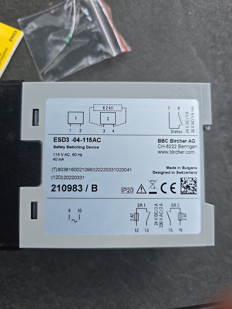 ESD3-04-115AC Bircher Safety Switching Device