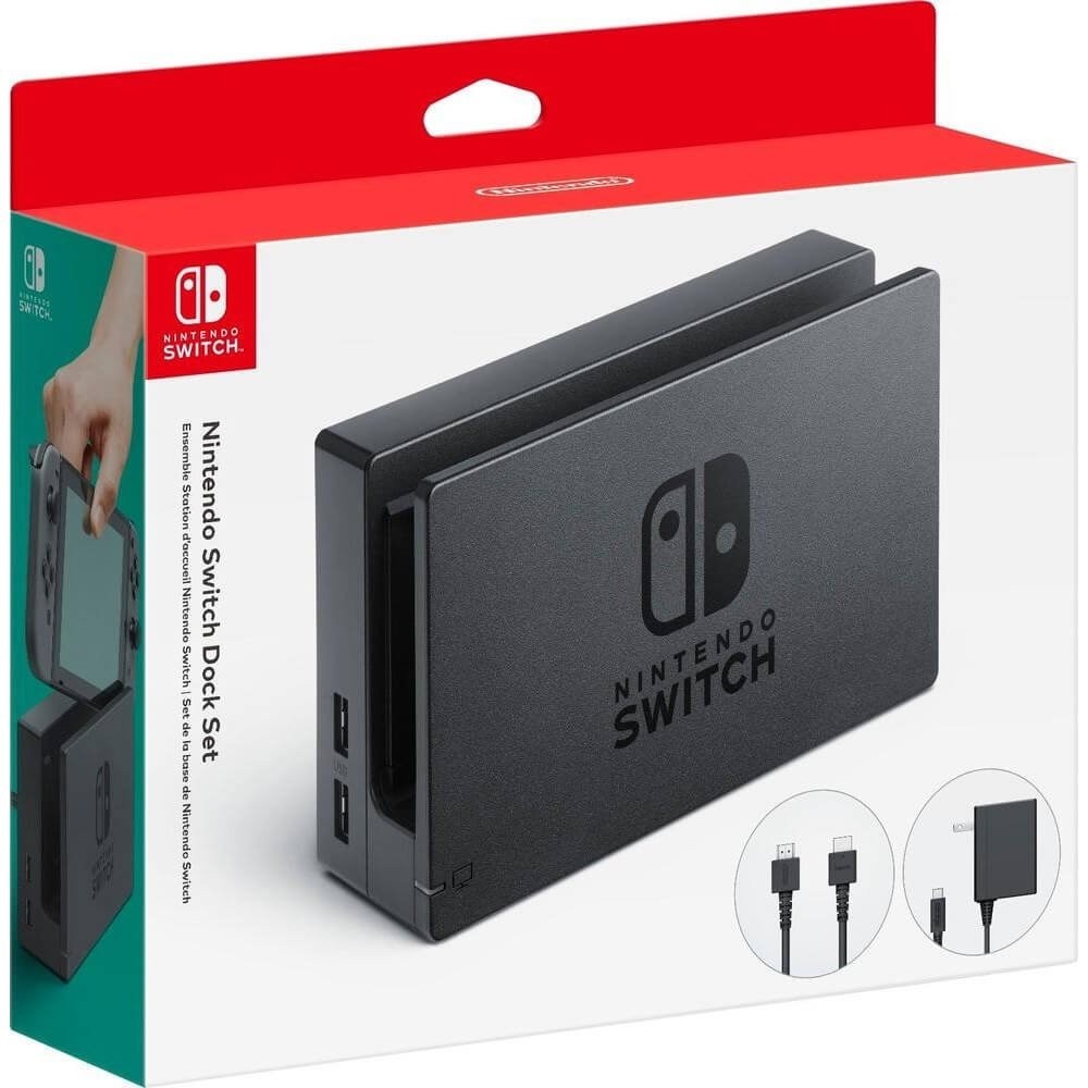 Nintendo Switch OEM Docking Station Bundle AC Adapter + HDMI + Charging Dock