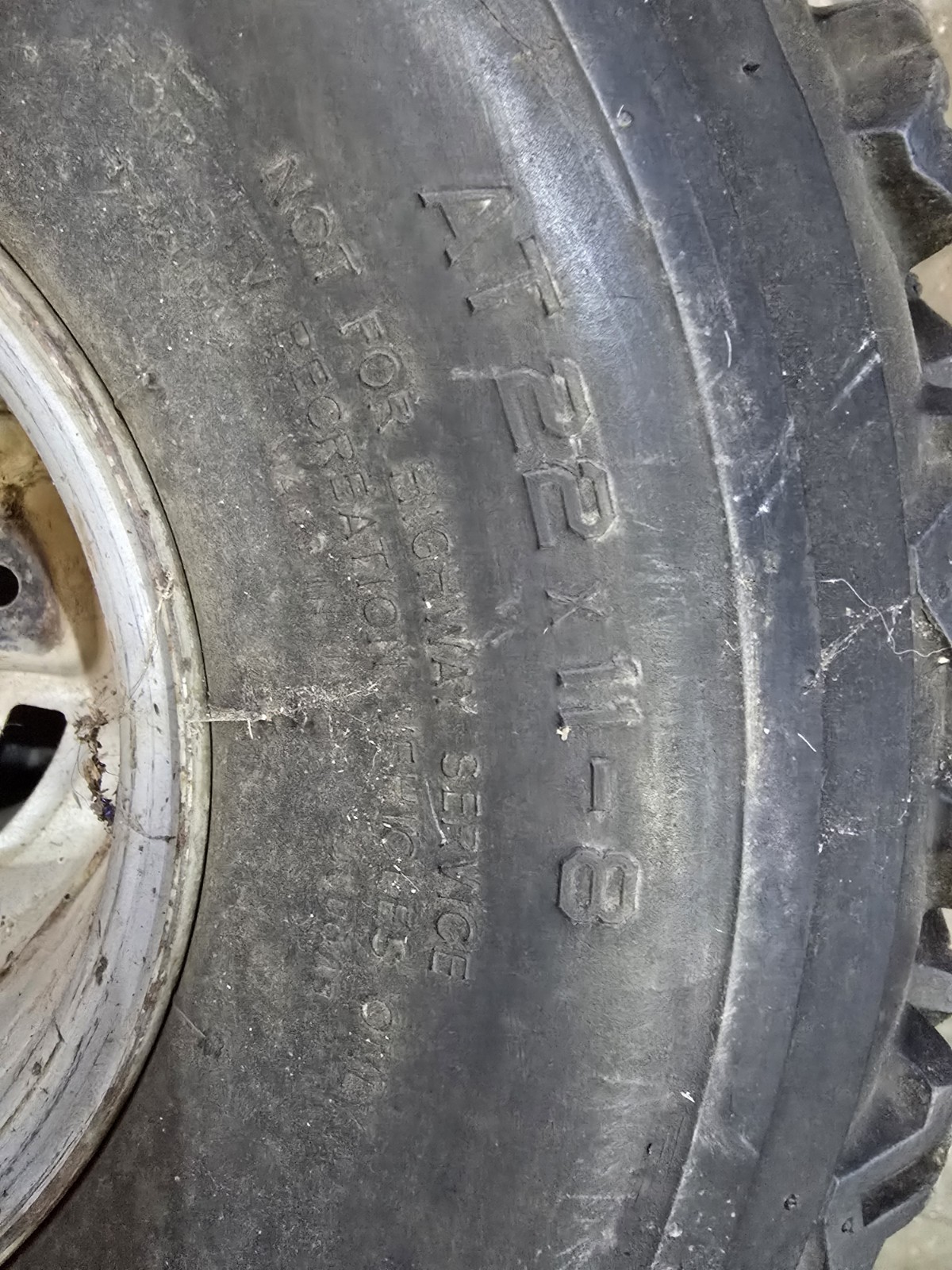 1985 Honda Atc250sx/es Oem Set Of Rear Rims