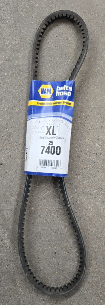 NAPA BELT PART NUMBER 257400