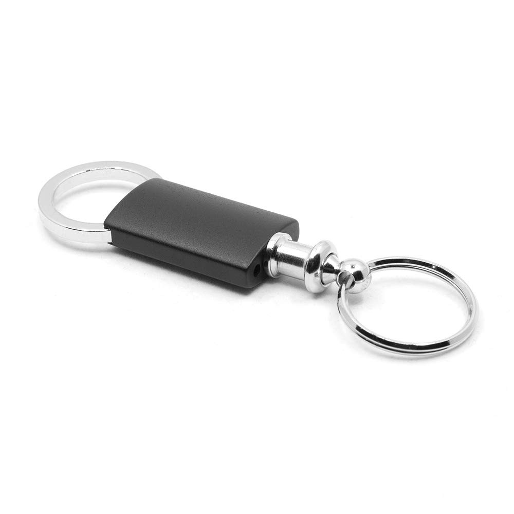 Black Metal Valet Key Chain
