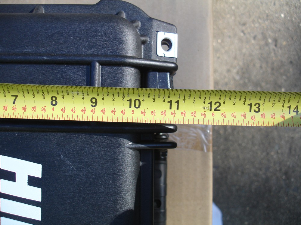 Five (5) Pelican Cases - 1400 - Black