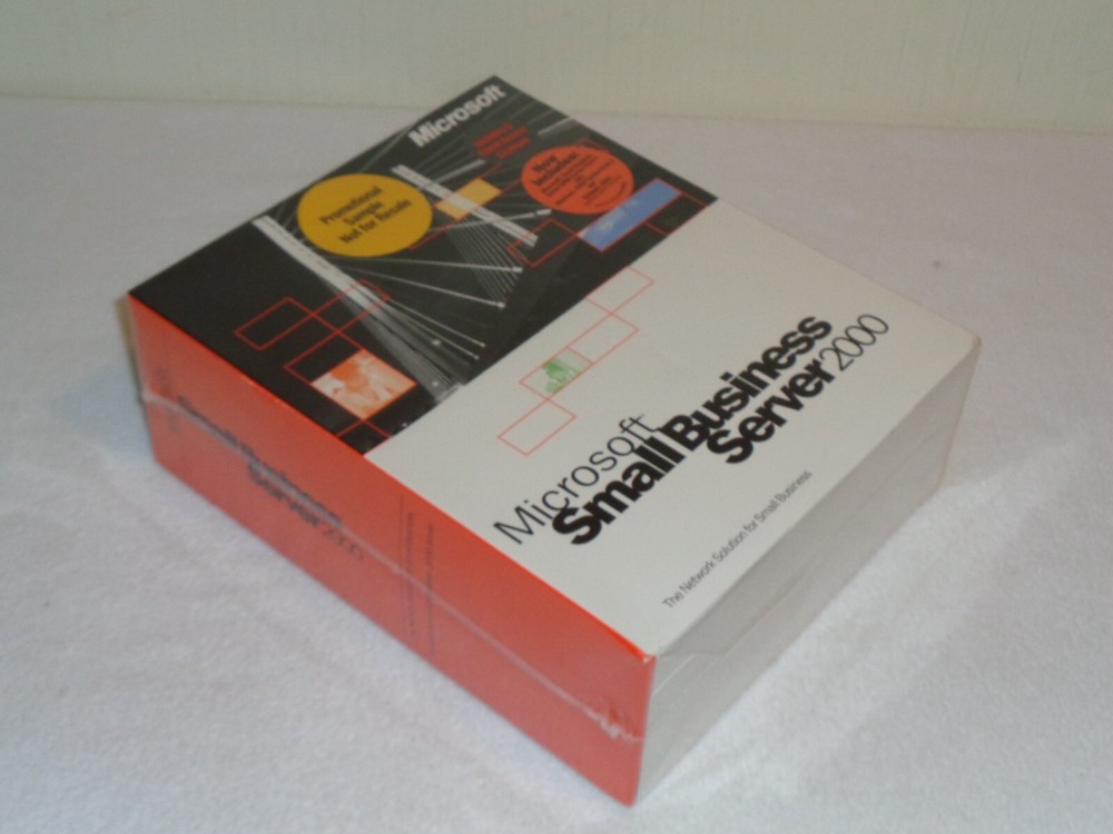 Microsoft Small Business Server 2000 Network Solution Rare Brand New & Sealed