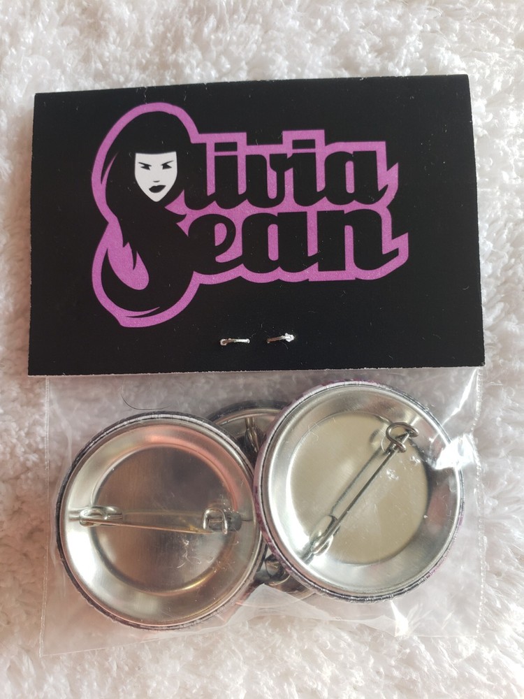 Oliva Jean Black Belles Stephen Colbert Button Stickers Bundle Third Man Records