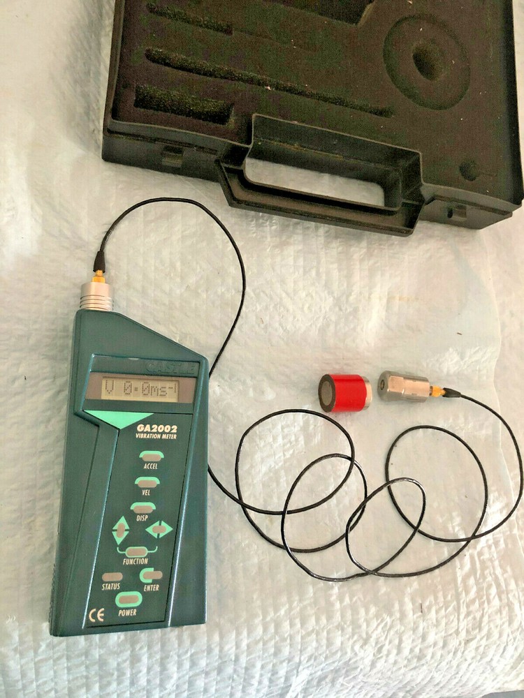 Used Castle Pocket Vibration Meter GA2002 - with marks from use. Read condition