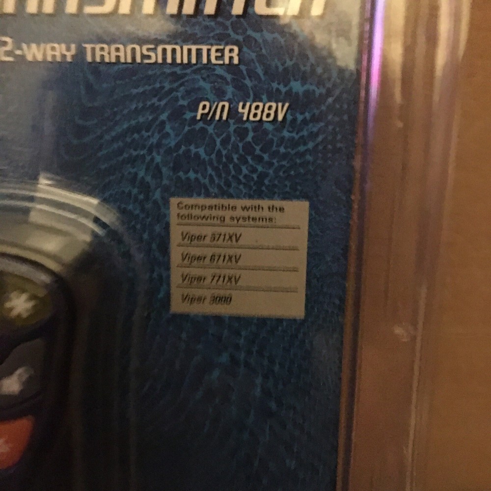 Viper Replacement Transmitter P/n 488v New