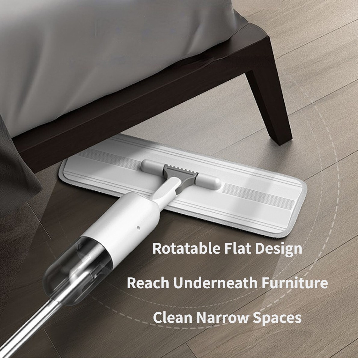 Spray Mops for Floor Cleaning with 5 Washable Pads, Wet Dry Microfiber Mop Home