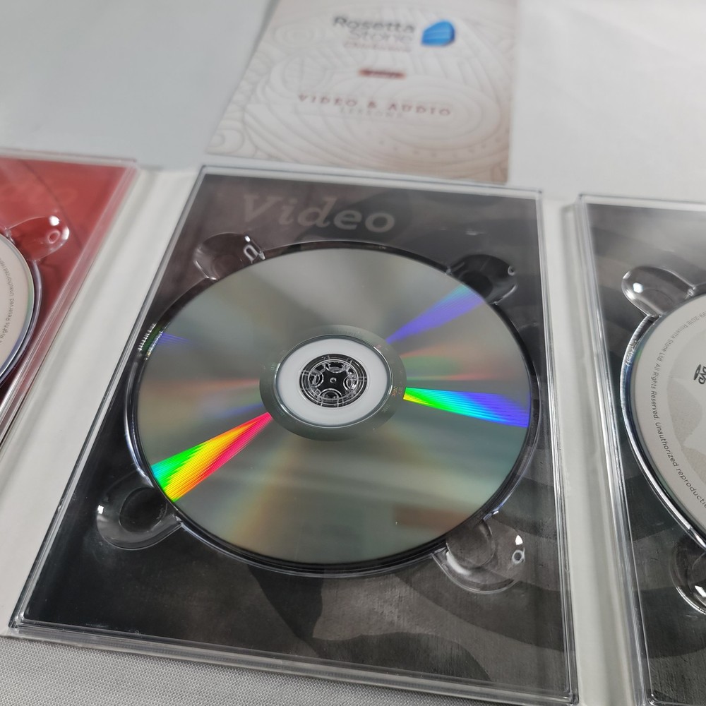 Rosetta Stone Chickasaw Level 1 CD/DVD, 4-Disc Audio/Video Language Learner