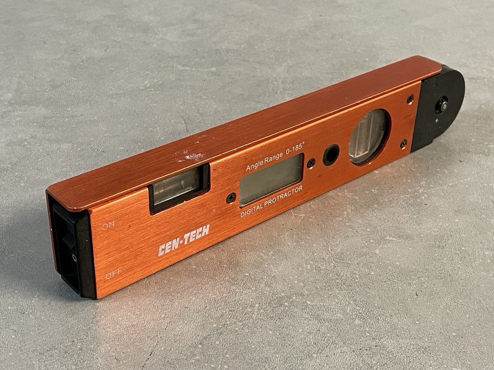 Working and Tested Cen-tech Digital Protractor Digital Angle Finder