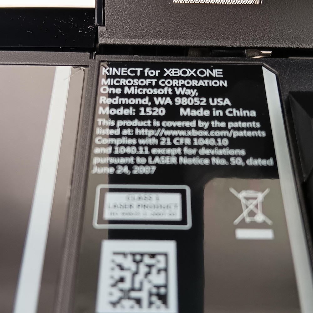 Microsoft Xbox One Kinect Sensor Model 1520 Motion Camera Voice Controls Tested