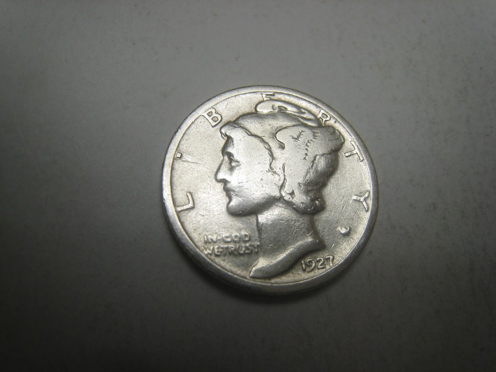 1927-P Mercury Silver Dime