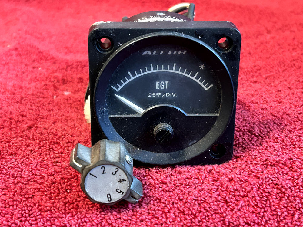 ALCOR 2 1/4" EGT INDICATOR P/N 210-9A